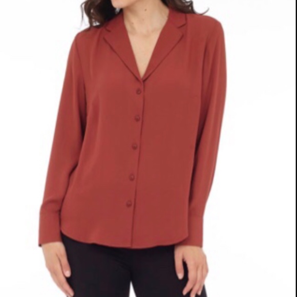 🌟DKR & Co Button Up Chiffon Blouse - Picture 3 of 7